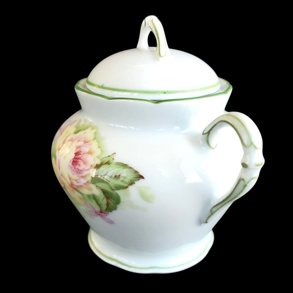 Vintage Bernardaud Sugar Bowl with Lid Eugenie de Montijo Limoges France - Picture 7 of 8